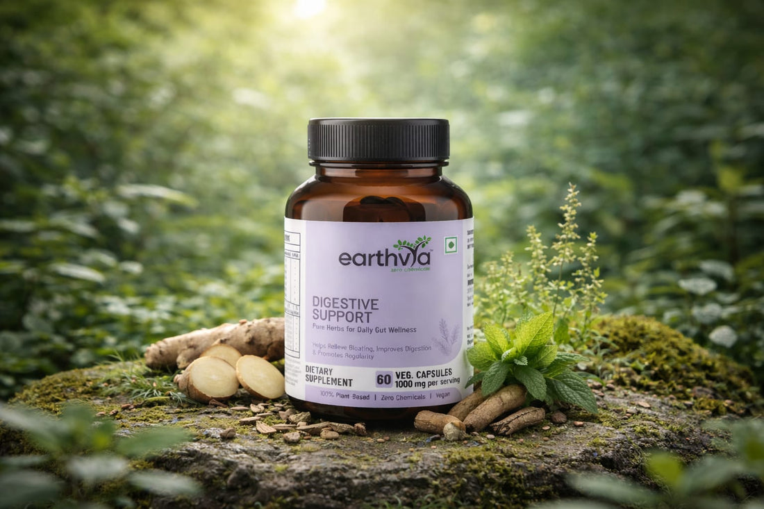Best Digestive Health Supplements in India: A Complete Guide to Natural Gut Wellness - Earthvya