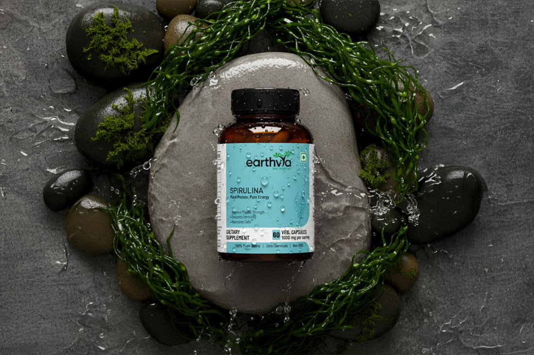 Best Quality Spirulina Capsules in India Benefits, Uses & Buying Guide - Earthvya