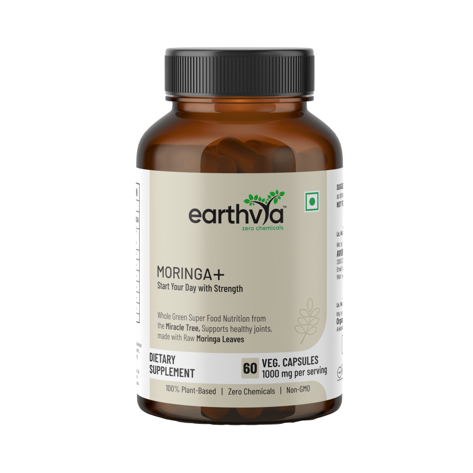 Natural Moringa capsules for immunity and overall health