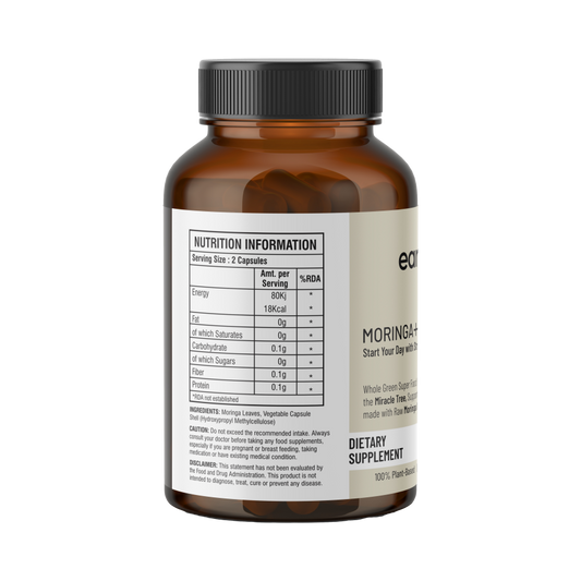 Natural Moringa capsules for immunity and overall health