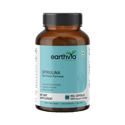 Spirulina Capsules+ - Earthvya
