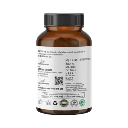 Spirulina Capsules+ - Earthvya