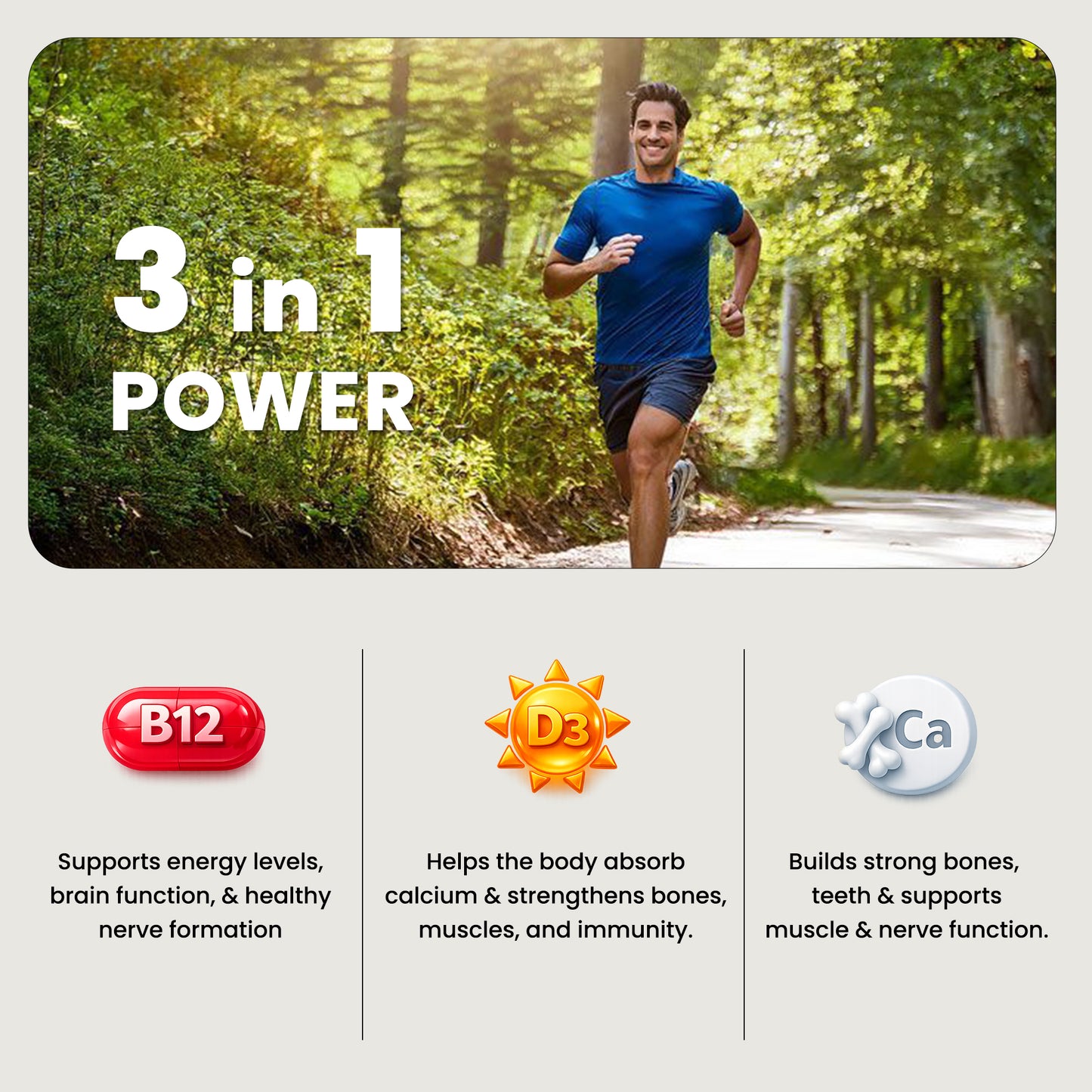 Vitamin B12+Calcium+D3