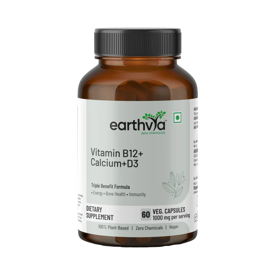 Vitamin B12+Calcium+D3 - Earthvya