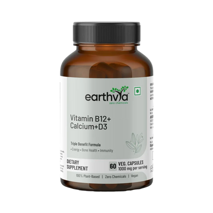 Vitamin B12+Calcium+D3 - Earthvya