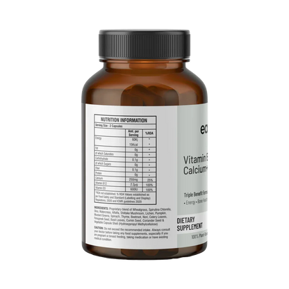 Vitamin B12+Calcium+D3 - Earthvya