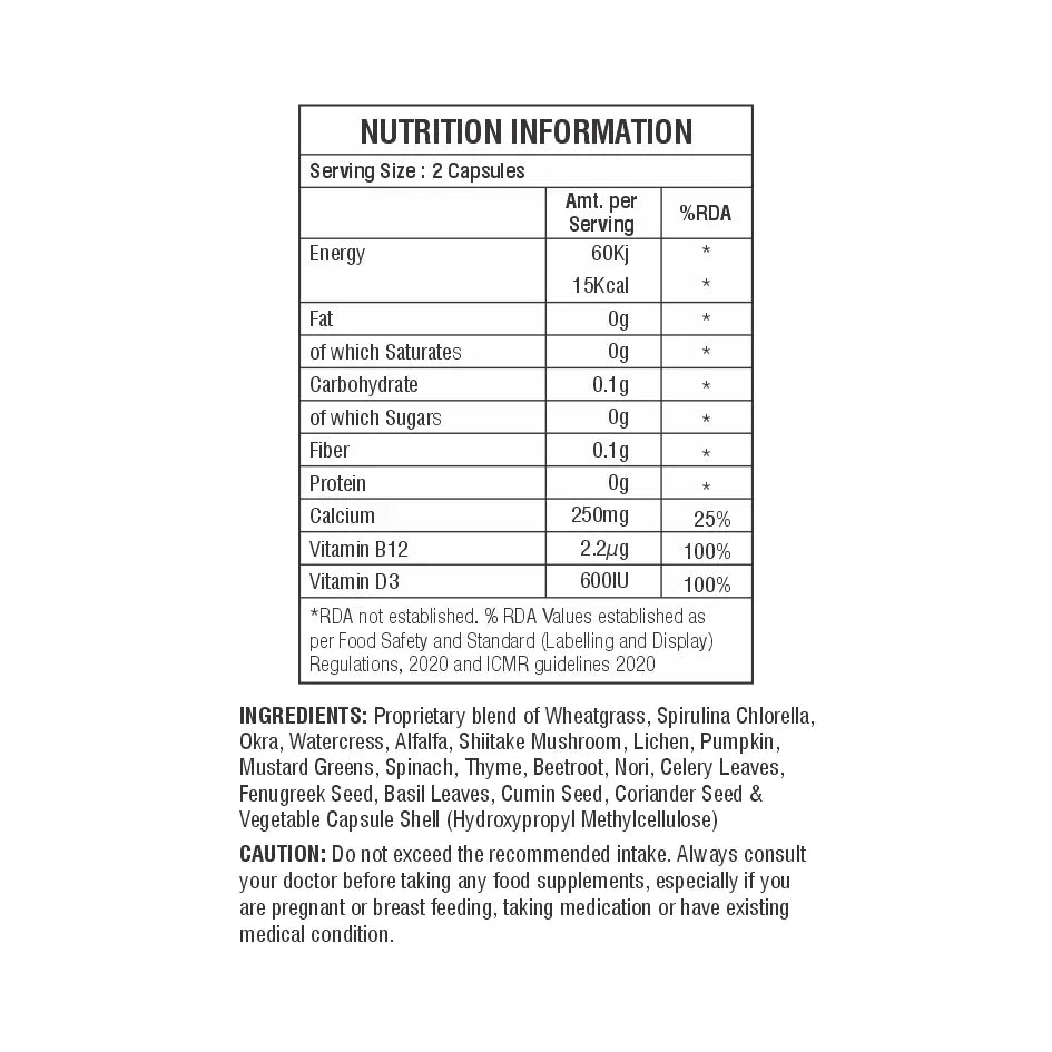 Vitamin B12+Calcium+D3 - Earthvya